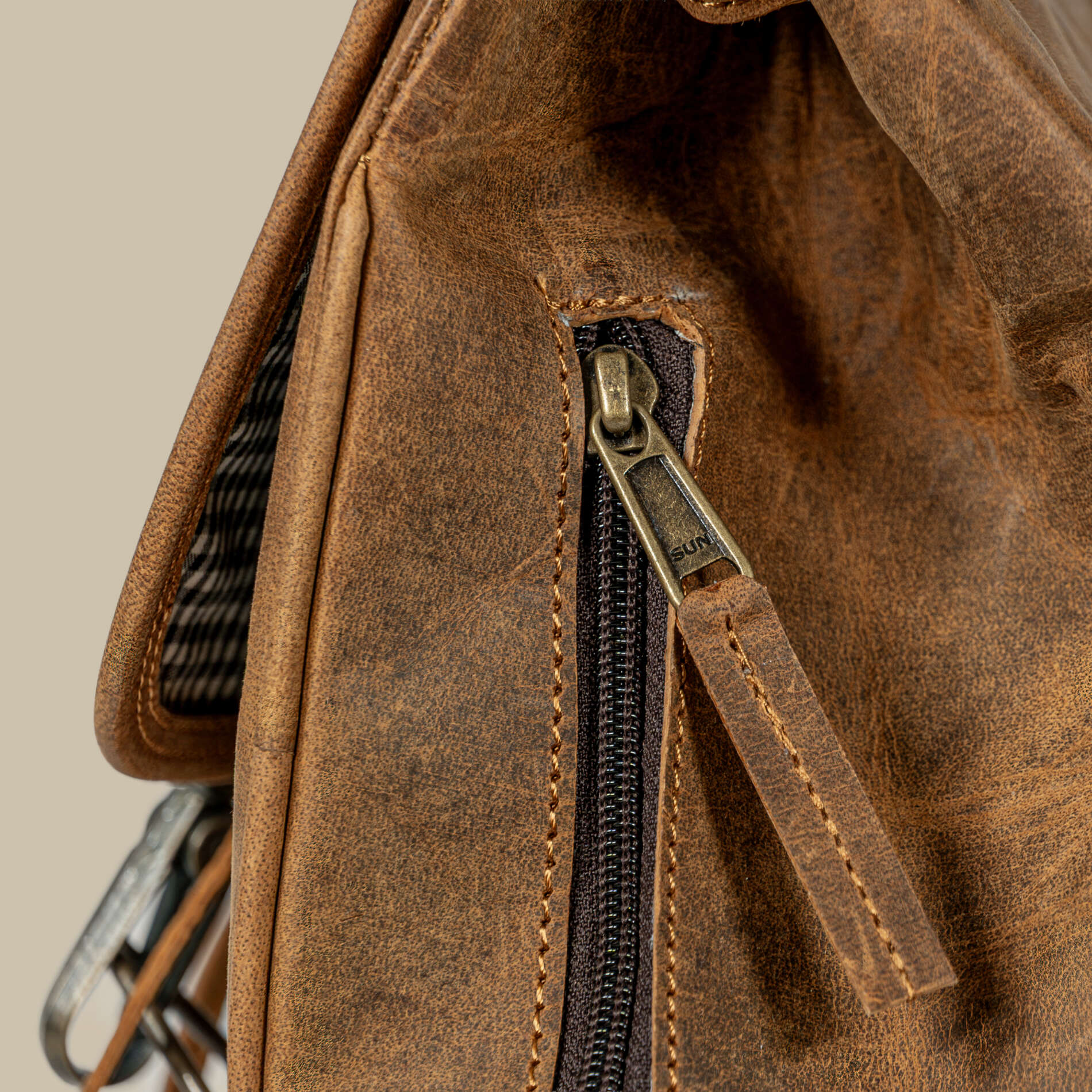 12 inch Buffalo Clasp Backpack 4