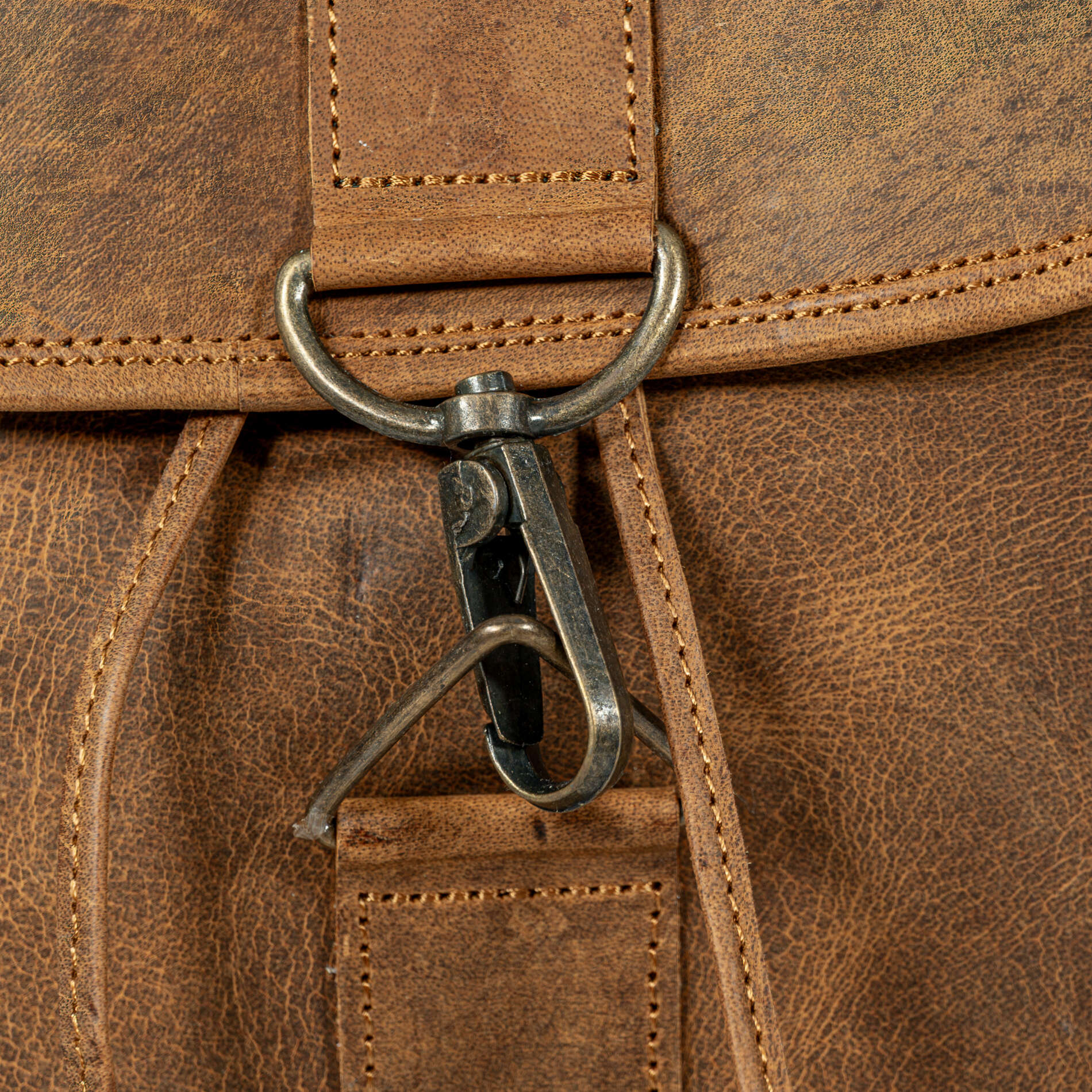 12 inch Buffalo Clasp Backpack 5